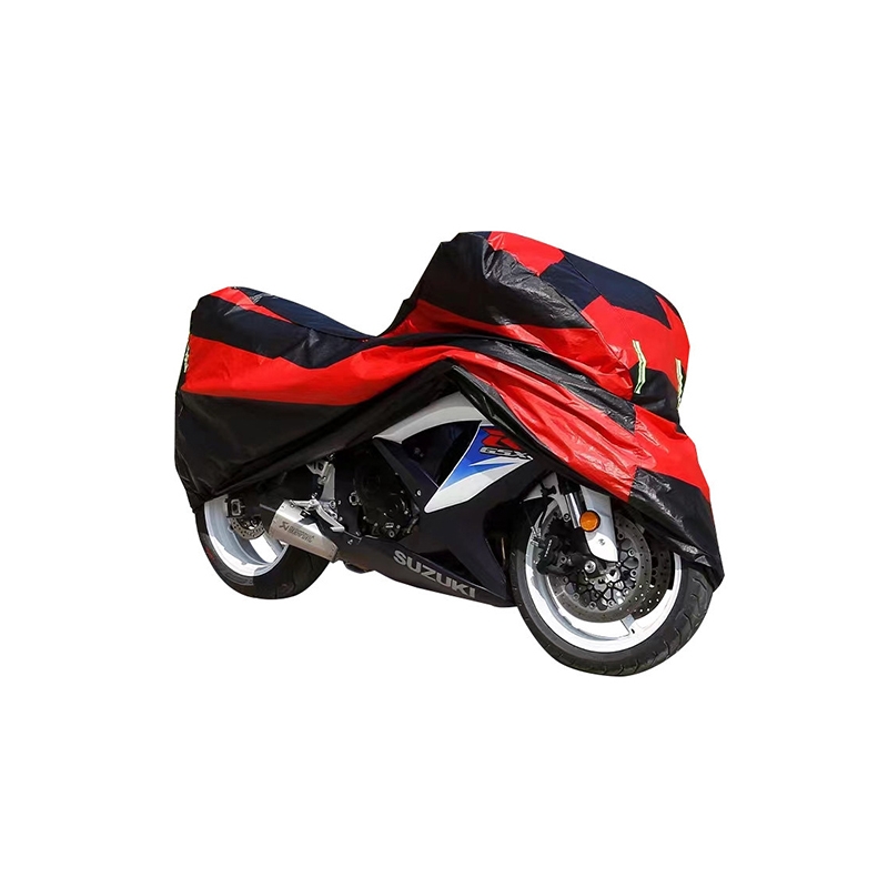 Vỏ xe máy màng nhôm kết hợp màu đỏ và đen