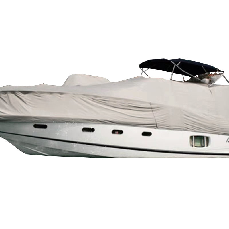 Vỏ thuyền vải Oxford chống tia cực tím màu xám và trắng